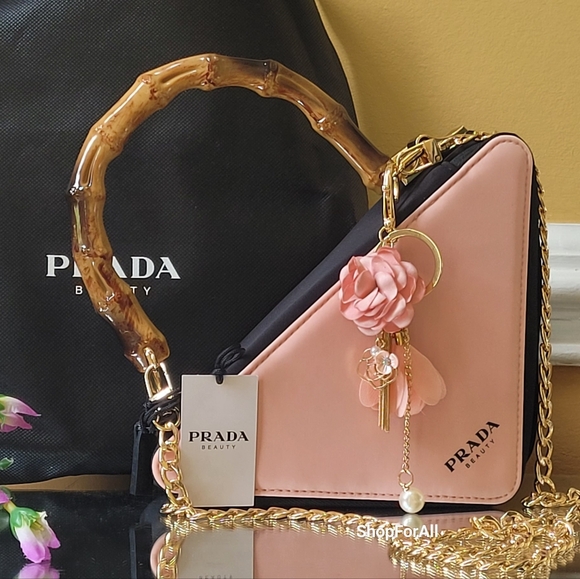 - Prada Purse Triangle Pouch Crossbody - Picture 8 of 12